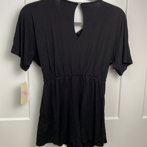 GB Girls Gianni Bini Black Romper size:medium - Picture 4 of 4